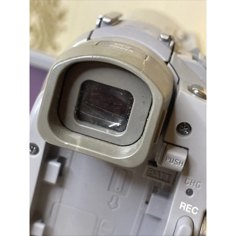 Sony Handycam DCR-HC20 MiniDV Camcorder Silver and Battery Untested